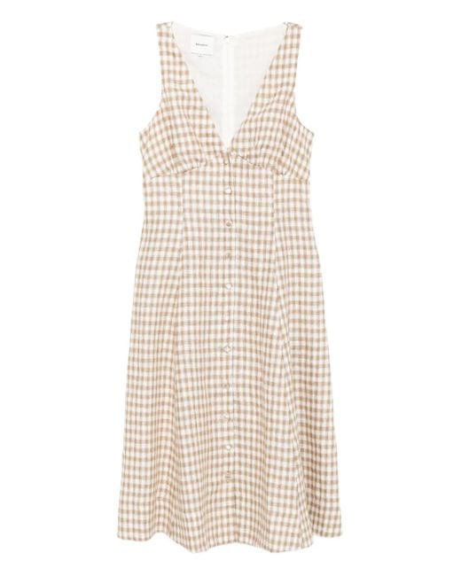 Reformation Natural Sebastien Linen Dress