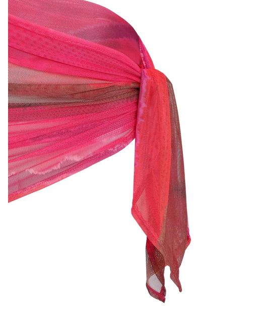 Amir Slama Pink X Jade Picon Tulle Sarong