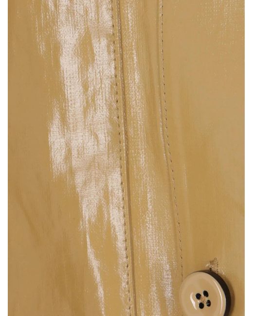 Jil Sander Brown Sand-Colored Waxed Leather