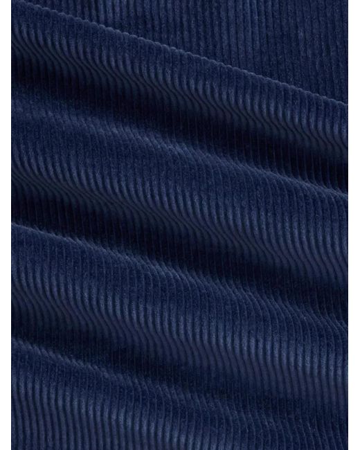 Polo Ralph Lauren Blue Patch-Pockets Long Sleeve Shirt for men