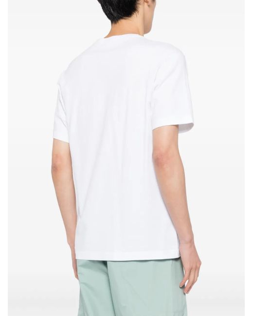 Maharishi White Thar Dragon-Embroidered T-Shirt for men