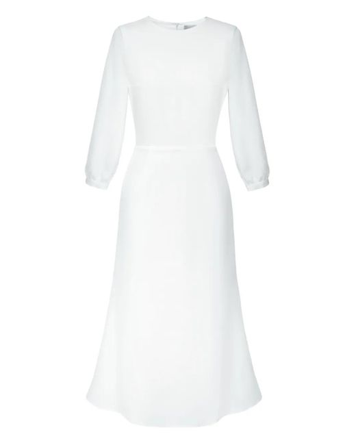 POST MERIDIEM スリムフィット ドレス White