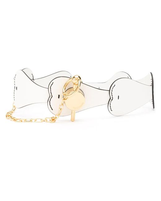 J.W. Anderson White Heart Belt