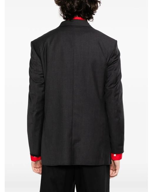 CROQUIS Black Single-Breasted Blazer for men