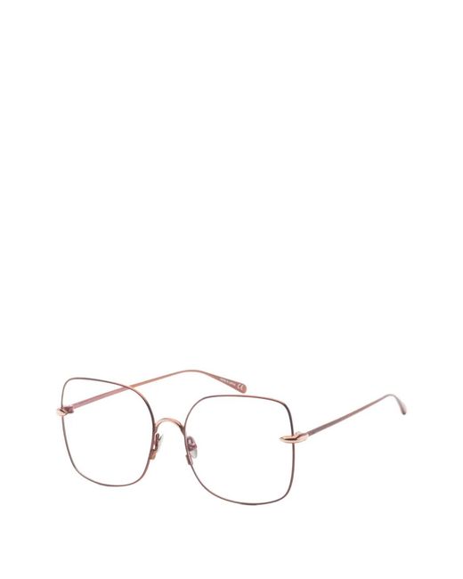 Pomellato White Square-Frame Glasses
