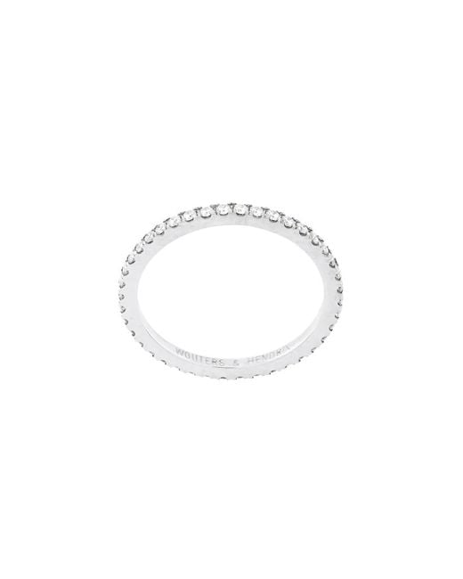 Wouters & Hendrix Metallic Full Diamond Ring