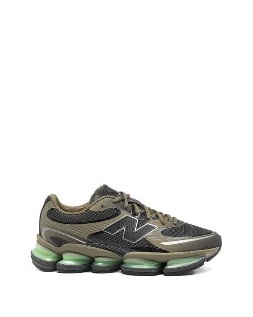 New Balance Green Abzorb 2000 Logo Sneakers