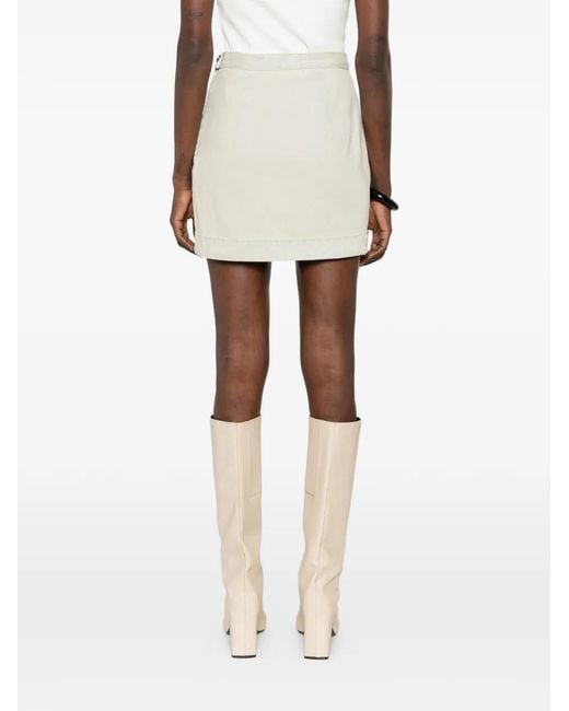 Vivienne Westwood White Rita Denim Skirt