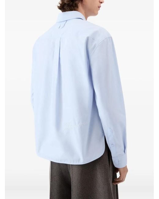 メンズ Jacquemus クラシックカラー シャツ Blue