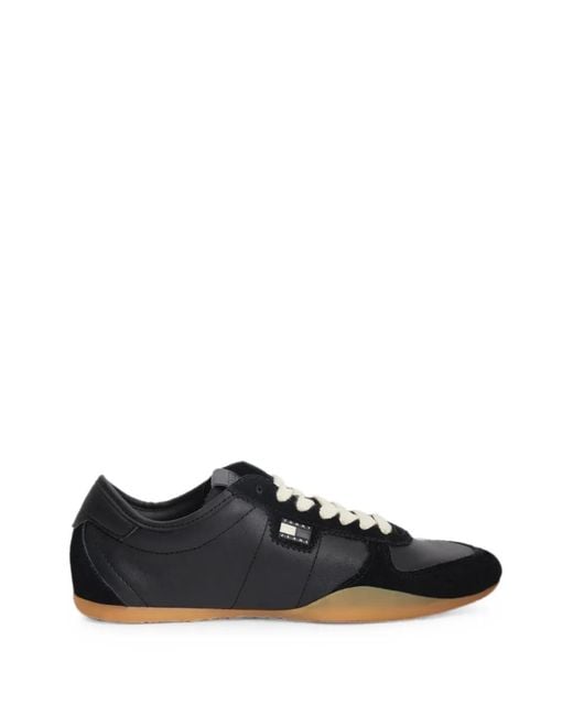 Tommy Hilfiger Black Low-Top Sneakers