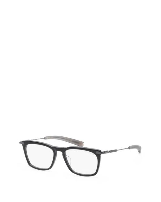 Dita Eyewear White Lancier Rectangle-Frame Glasses for men