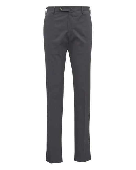 PT Torino Broek Met Knopen in het Gray voor heren