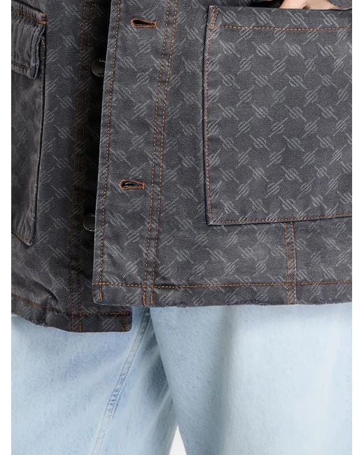 Daily Paper Gray Monogram Workwear Jacket