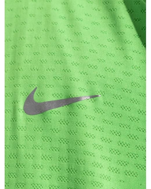 Nike Green Logo-Print T-Shirt for men