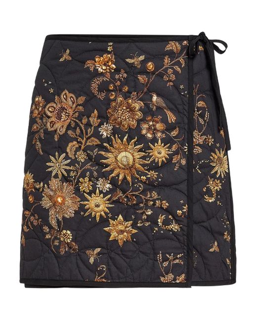 Marie Oliver Black Orca Mini Skirt