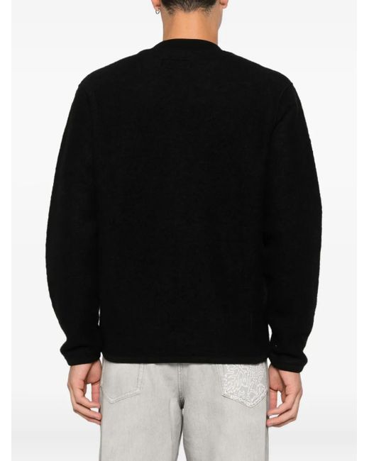 Universal Works Black Zip Bomber Jacket for men