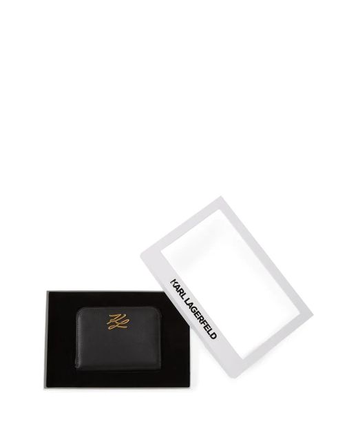 Karl Lagerfeld Black Mittelgroßes K/Autograph Portemonnaie