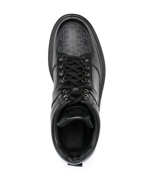 Bally Black Valensy Monogram Boots for men