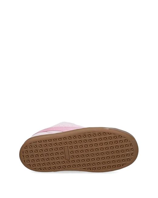PUMA Pink Baskets Percées En Daim