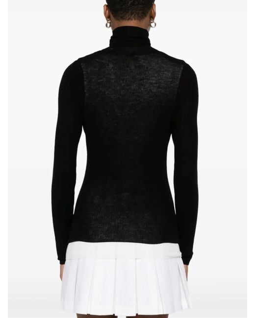 Sandro Black Klassischer Pullover