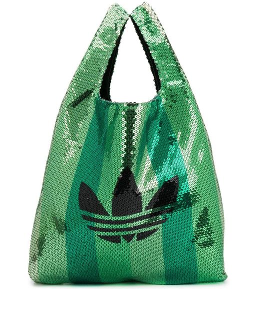 Adidas Green Shopper mit Pailletten