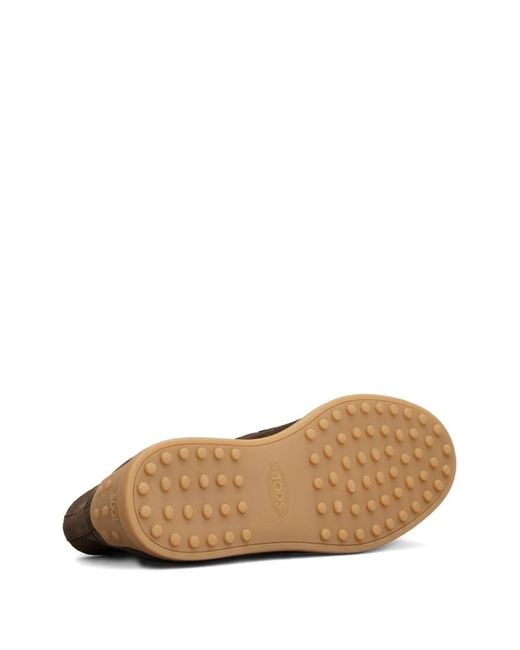 Tod's Brown Lace-Up Boots for men