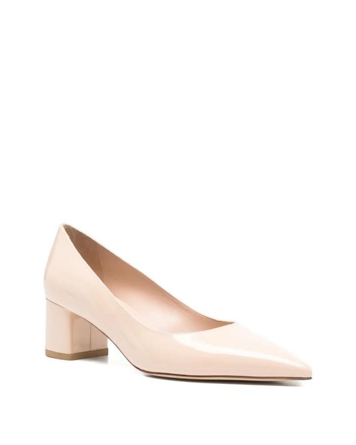 Stuart Weitzman Pink Power Block Pumps