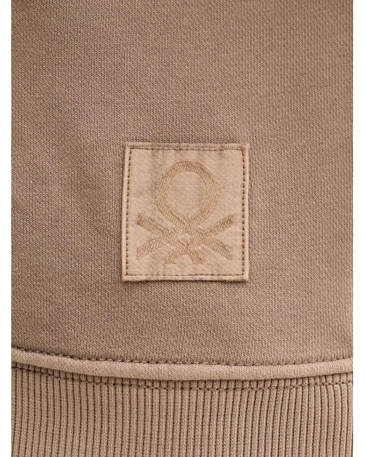 Benetton Natural Sweat À Col Rond for men