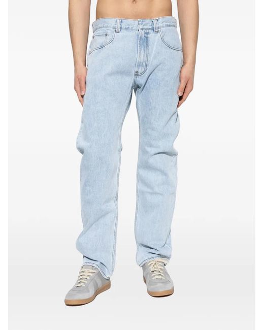 Entire studios Blue Logo-Patch Jeans for men