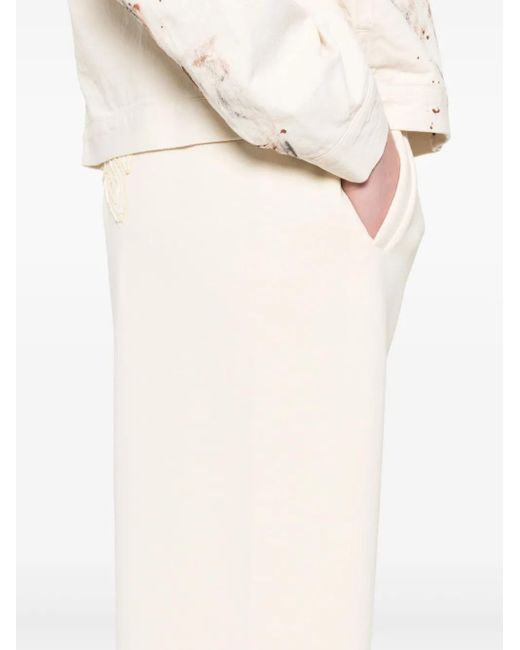 Gcds White Lounge Logo Track Pants