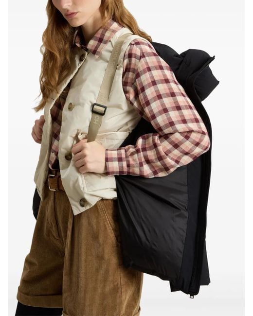 Plumífero Con Capucha Woolrich de color Blue