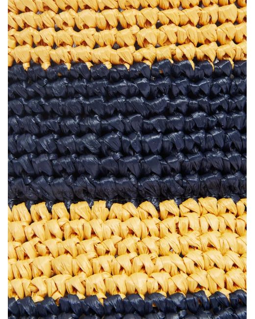 LaDoubleJ Blue Striped Bucket Hat