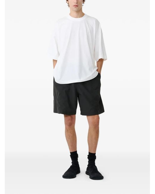 Studio Nicholson Black Elasticated Galo Shorts for men