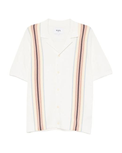 メンズ Wax London ショートスリーブ シャツ White