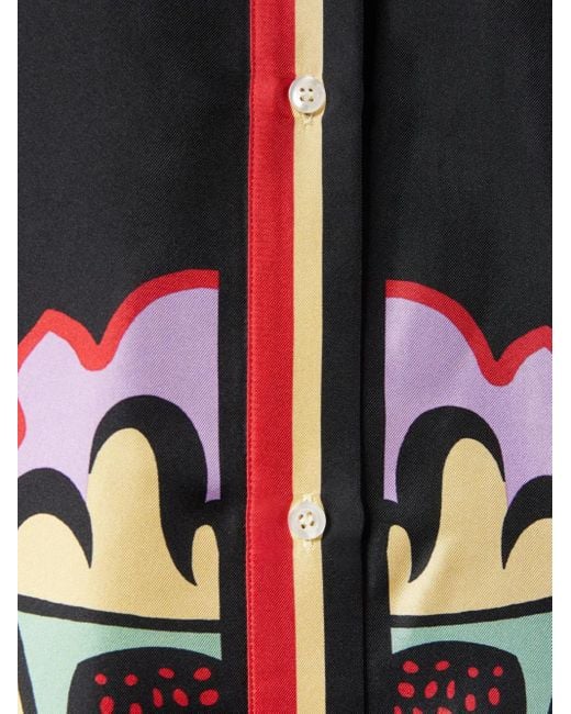 Capa Con Estampado Floral LaDoubleJ de color Black