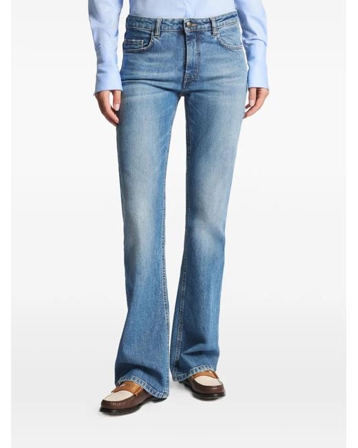 Fay Blue Distressed-Effect Jeans