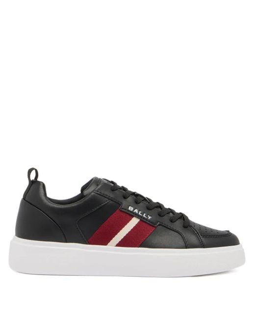 Bally Black Blayze Ribbon-Detail Sneakers