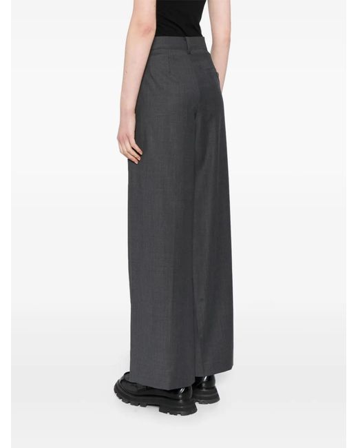 JNBY Gray Wide-Leg Trouser