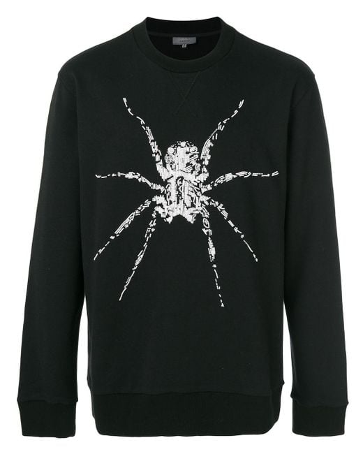 Lanvin Black Spider Sweatshirt for men