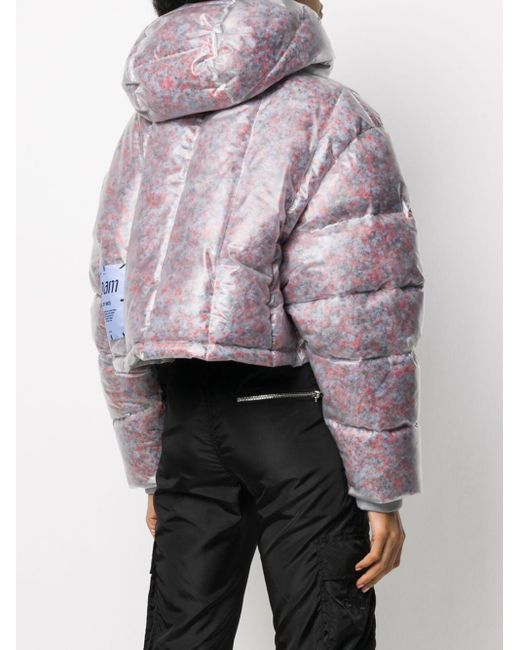 transparent crop jacket