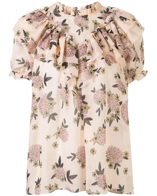 Macgraw Multicolor Migration Floral Top