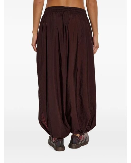 Y-3 Purple Side-Stripe Track Pants
