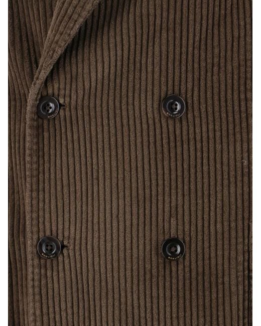 メンズ Boglioli ダブルジャケット Brown