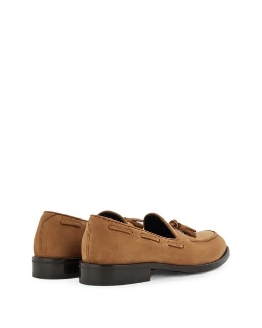 Canali White Tassel-Detail Loafers for men