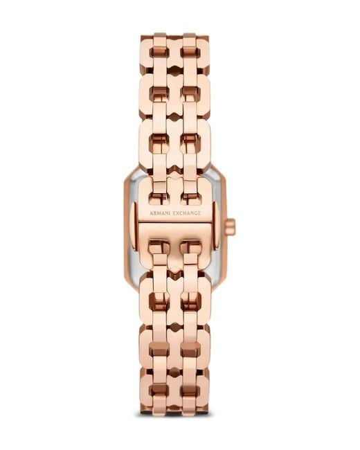 ARMANI EXCHANGE White Rectangle-Shape 44Mm Watch