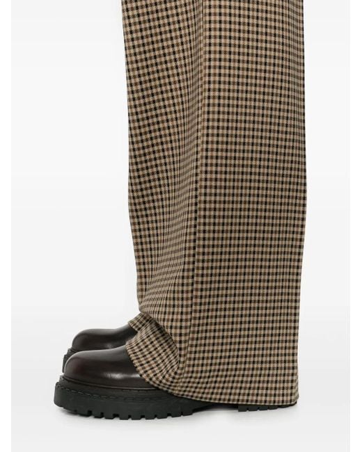 Aniye By Check-print Trousers Gray