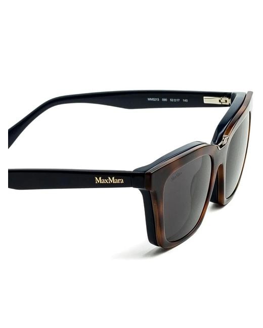 Max Mara Black Square-Frame Glasses