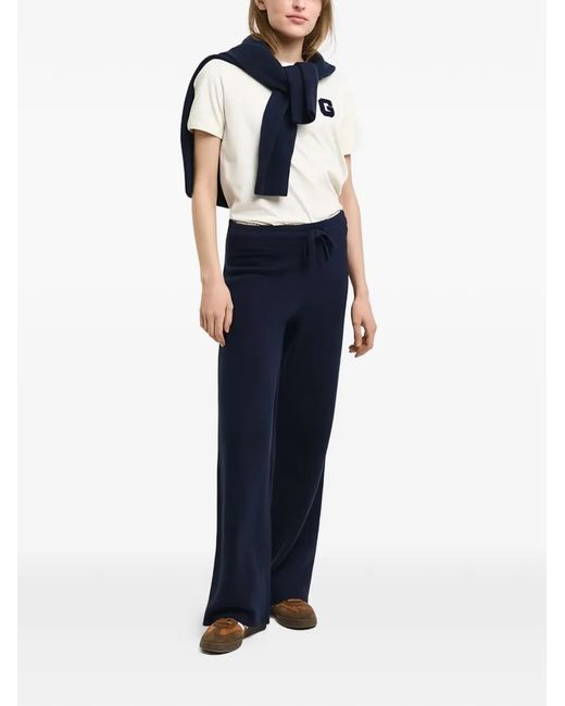 Gant Blue Drawstring Trousers