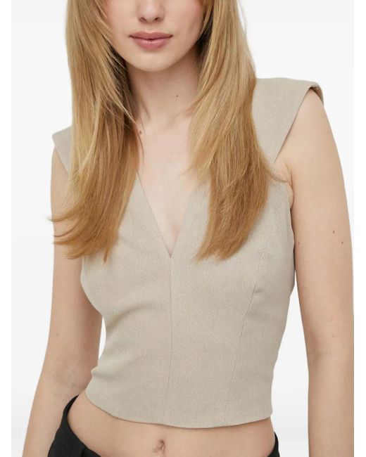 IRO Black Vitori Open-Back Top