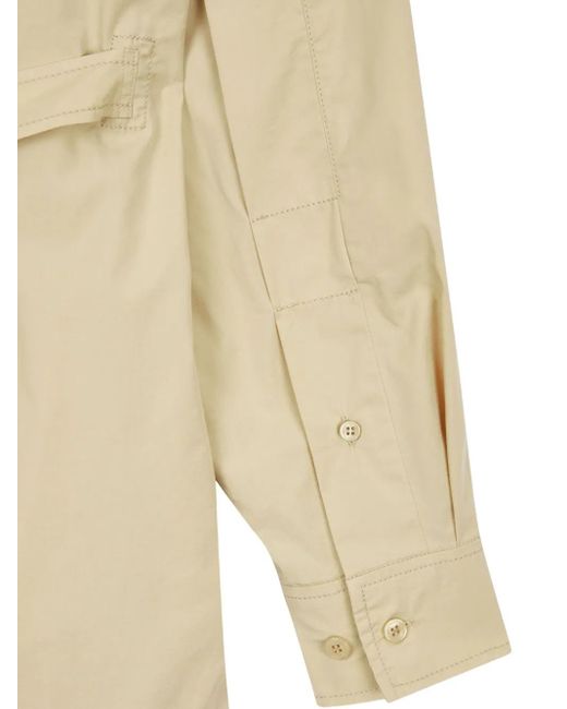 Studio Tomboy X Natural Longline Button-Up Shirtdress